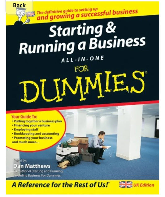 Starting and Running a Business All-in-One For Dummies (old book)
