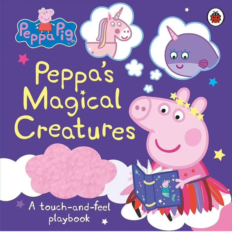 Peppa Pig: Peppa's Magical Creatures- Touch and Feel Board Book (New)