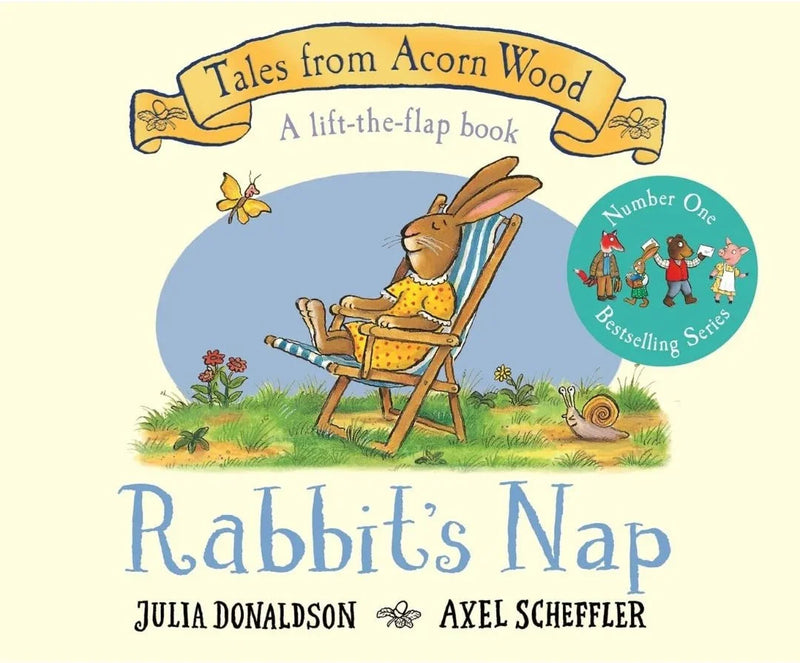 Rabbit's Nap by Julia Donaldson- Flap Board Book