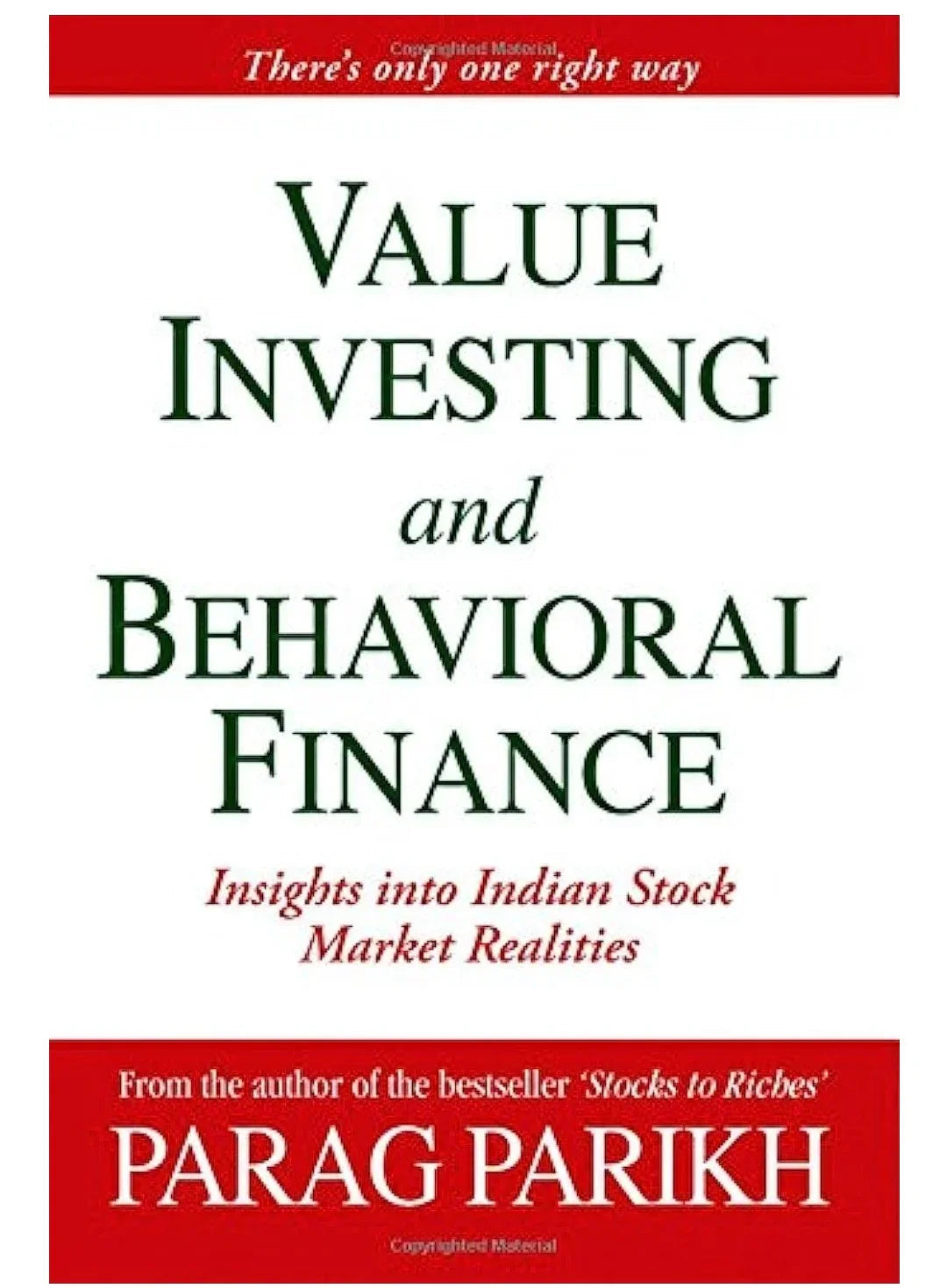 Value Investing and Behavioral Finance: INSIGHTS into Indian Stock Market Realities (paperback)