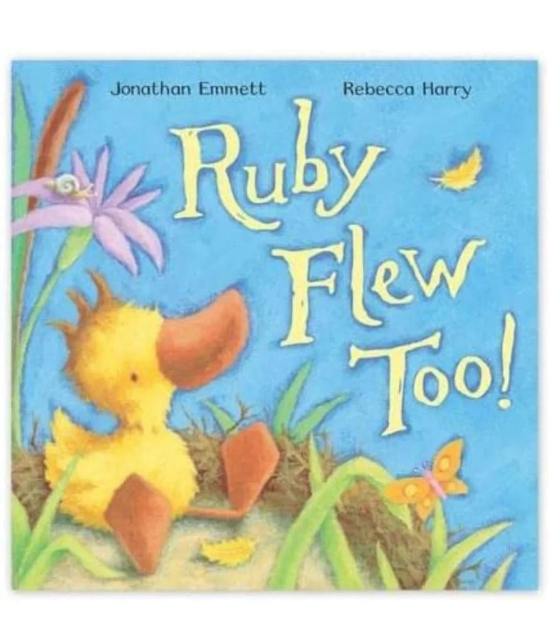 Ruby Flew Too! By Jonathan Emmett - old boardbook