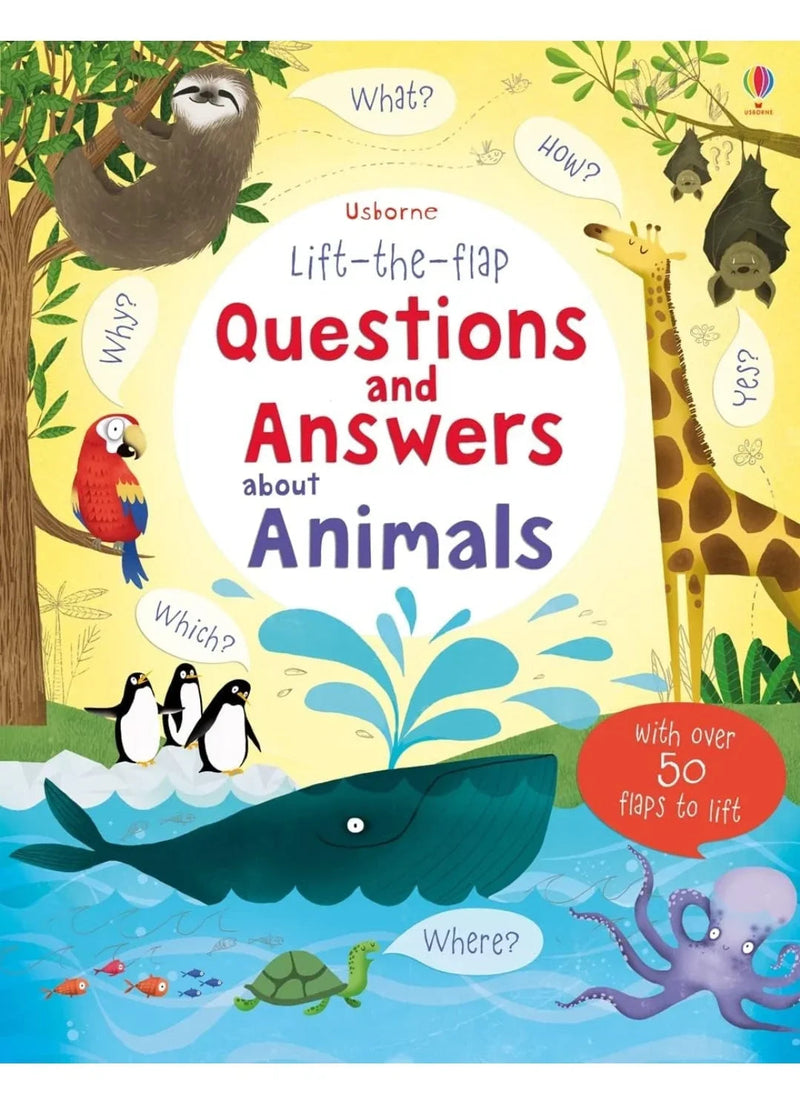 Lift-The-Flap Questions And Answers: About Animals by Katie Daynes - old boardbook