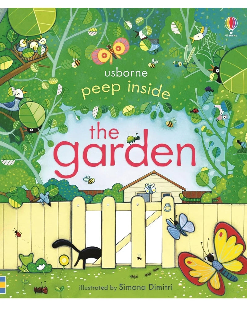 Peep Inside the Garden [Board book] Milbourne, Anna and Dimitri, Simona - old boardbook