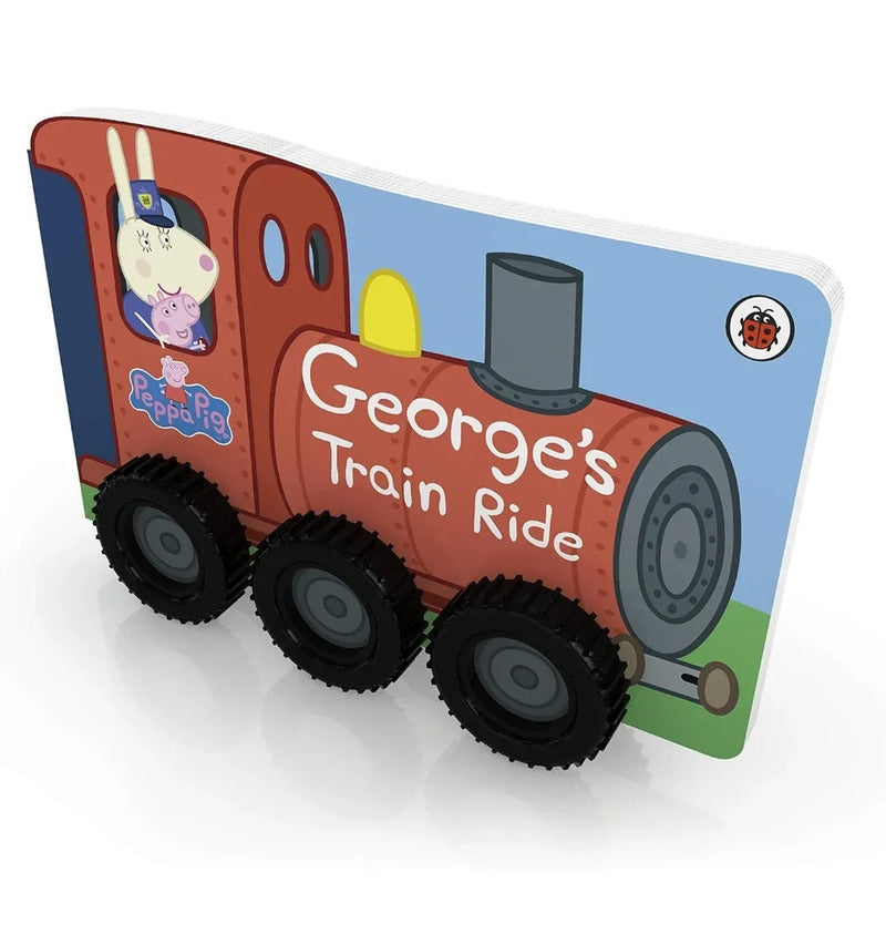 Peppa Pig: George's Train Ride (Die-cut) - old boardbook
