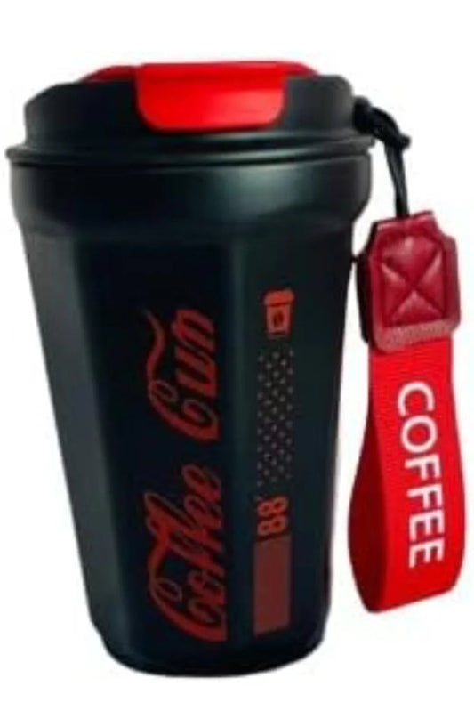 Stainless Steel Stylish Coffee Mug (Black)