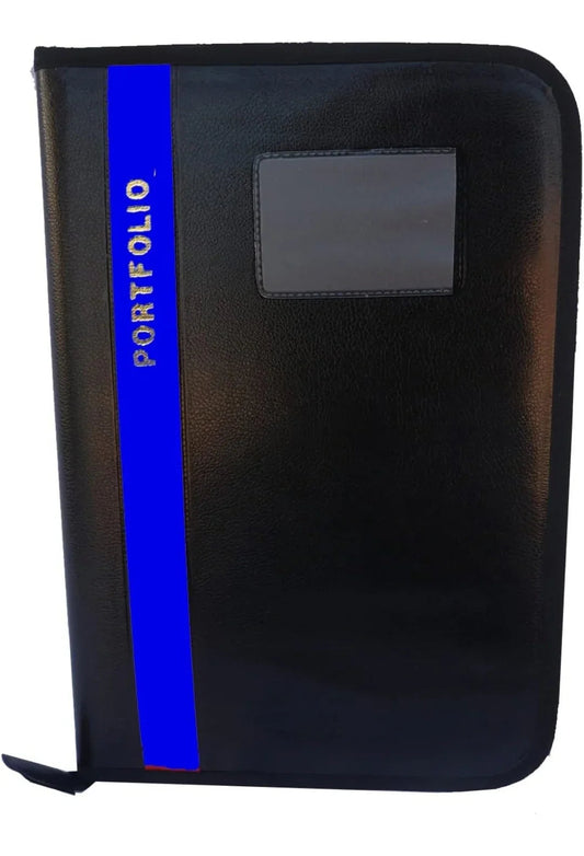 20 Leeefs Fs Office Document,Certificate,Zipper File Folder Blue Set of-1
