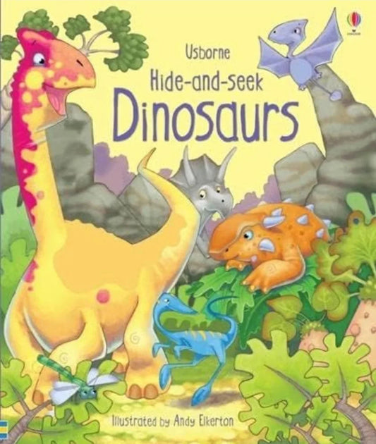 Usborne Dinosaurs (Hide-and-Seek) by Fiona Watt - old boardbook