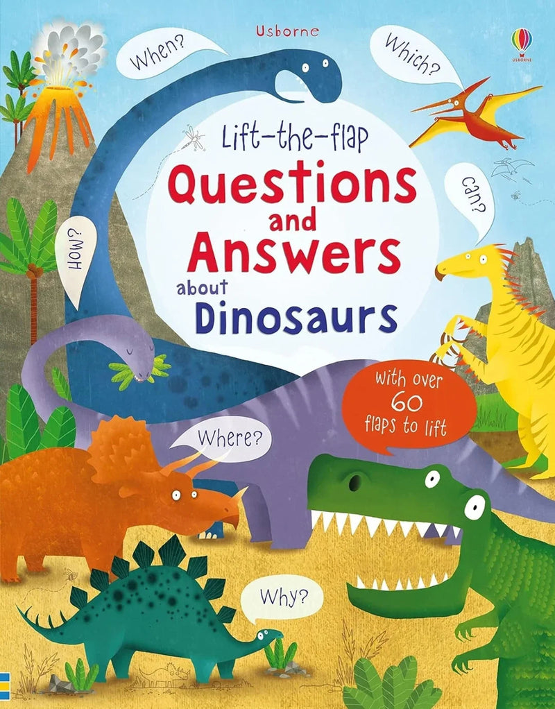 Lift-the-flap Questions and Answers about Dinosaurs - old boardbook