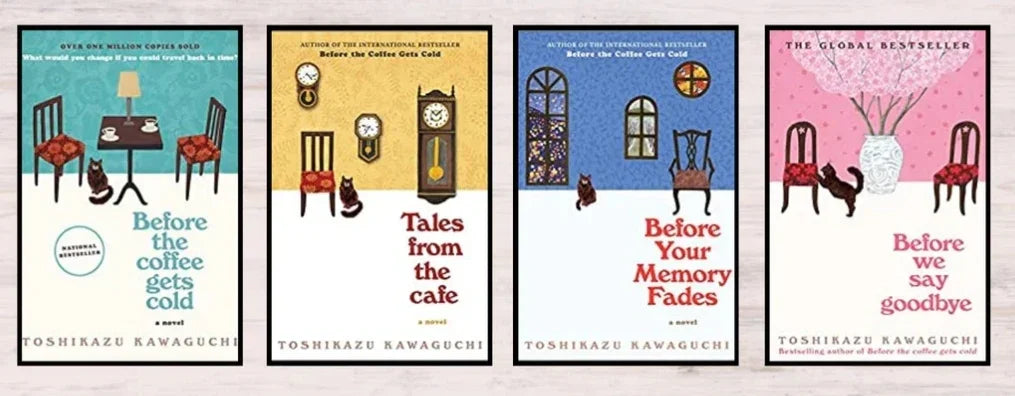 (Combo of 4 Books) Before The Coffee Gets Cold+Tales from the Cafe+Before your memory fades+Before we say goodbye by Toshikazu Kawaguchi