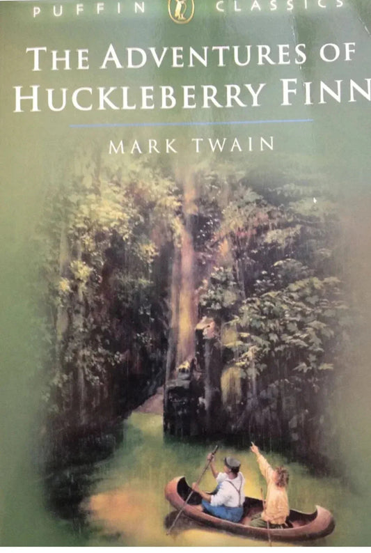 The Adventures of Huckleberry Finn by Mark Twain - old paperback
