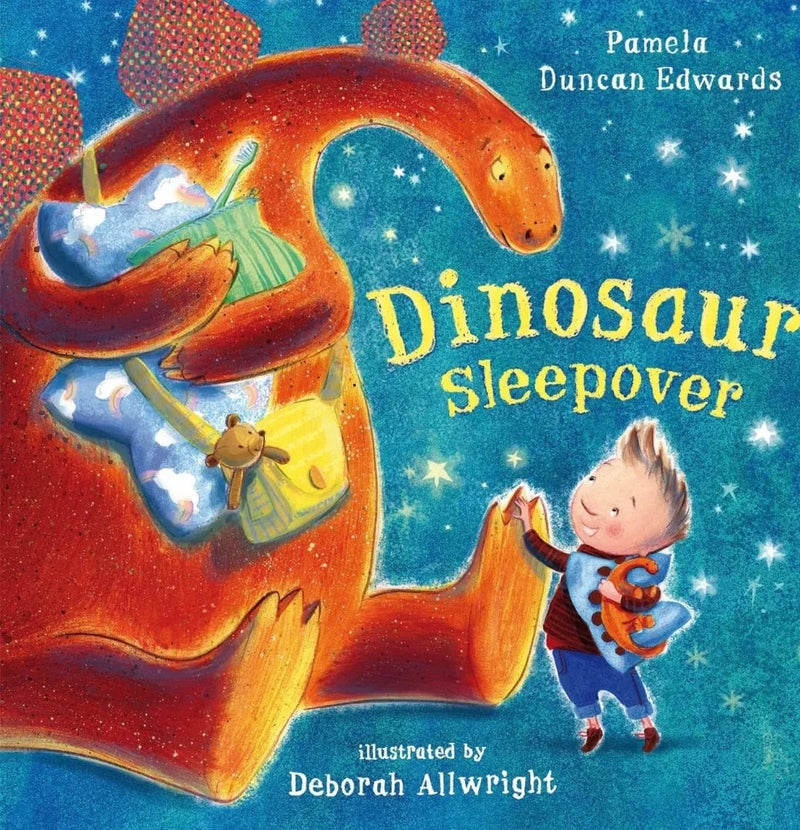 Dinosaur Sleepover by Pamela Duncan Edwards - old paperback