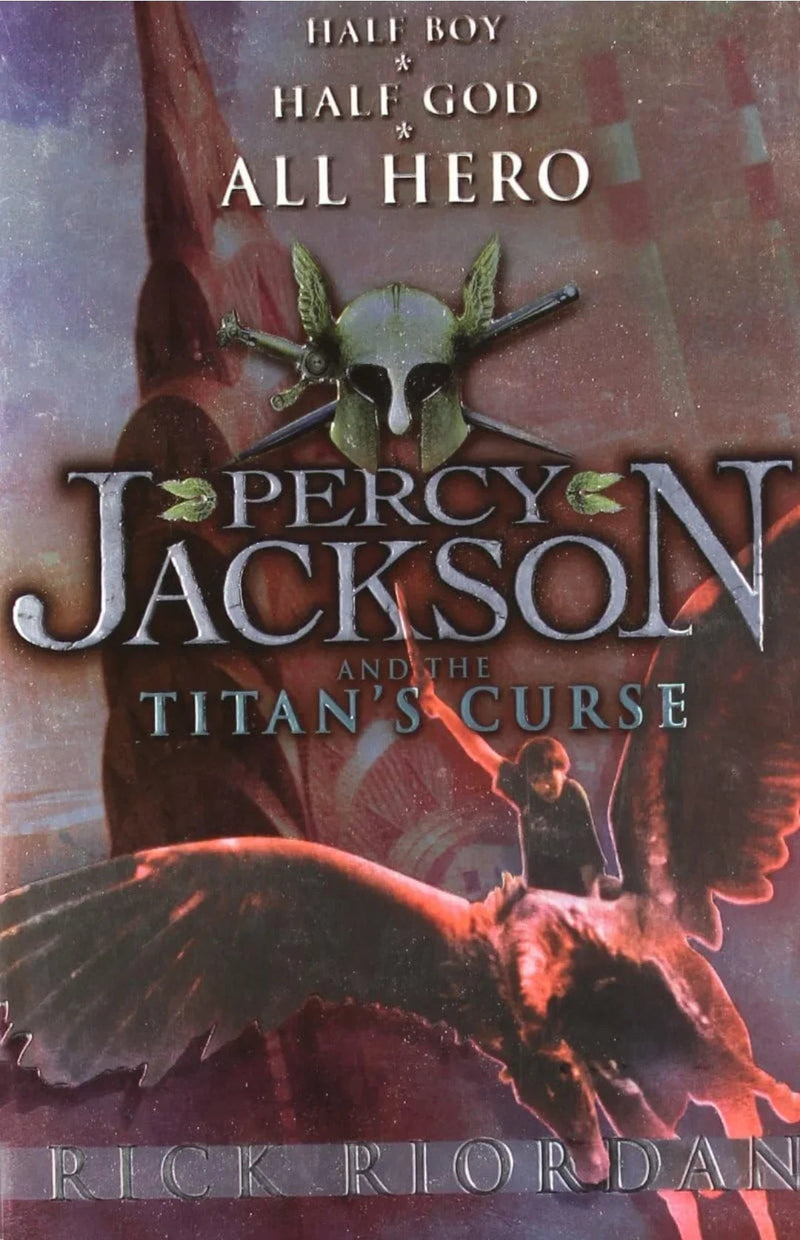 Percy Jackson and the Titan's Curse by Rick Riordan - old paperback