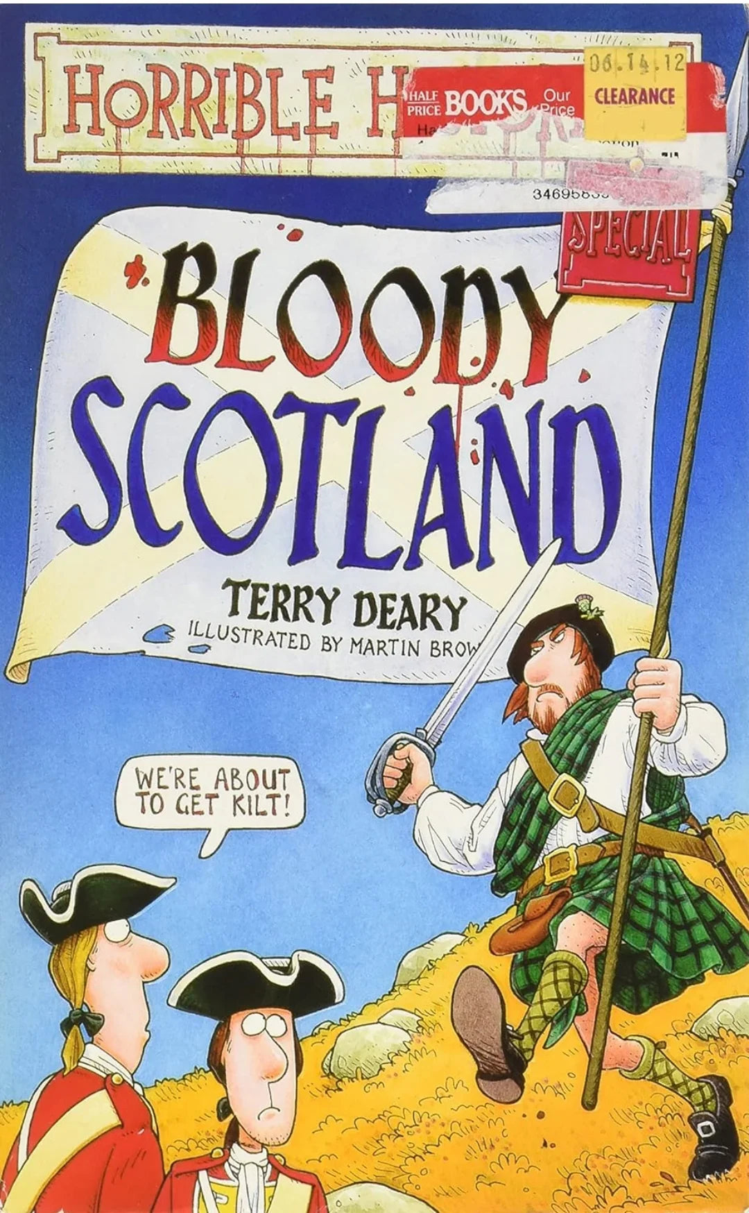 Bloody Scotland by Terry Deary - old paperback