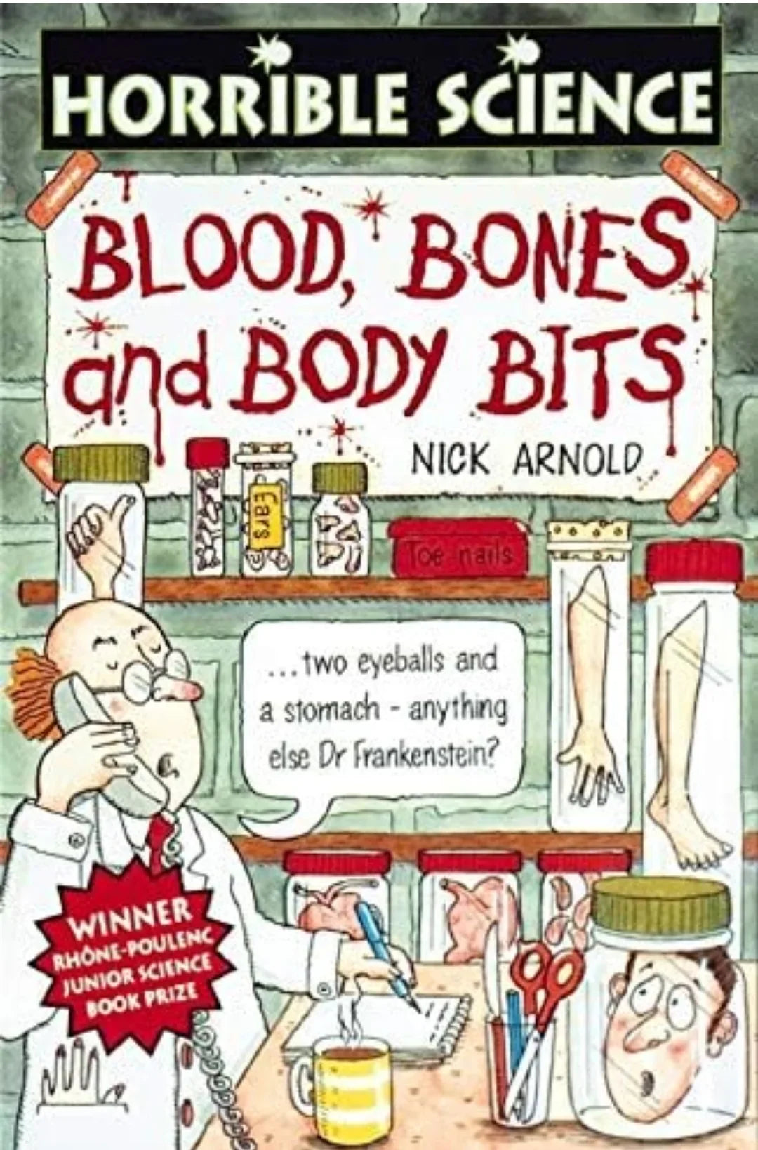 Blood, Bones and Body Bits by Nick Arnold - old paperback