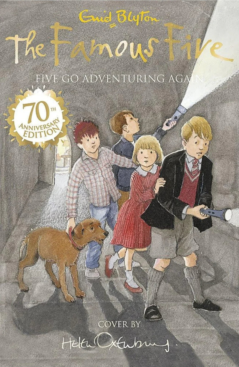 Five Go Adventuring Again by Enid Blyton - old paperback