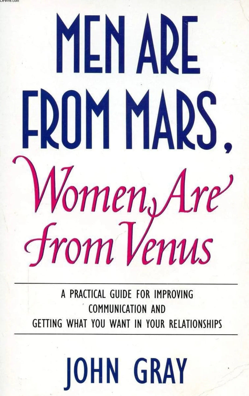 Men Are from Mars, Women Are from Venus by John Gray - old paperback
