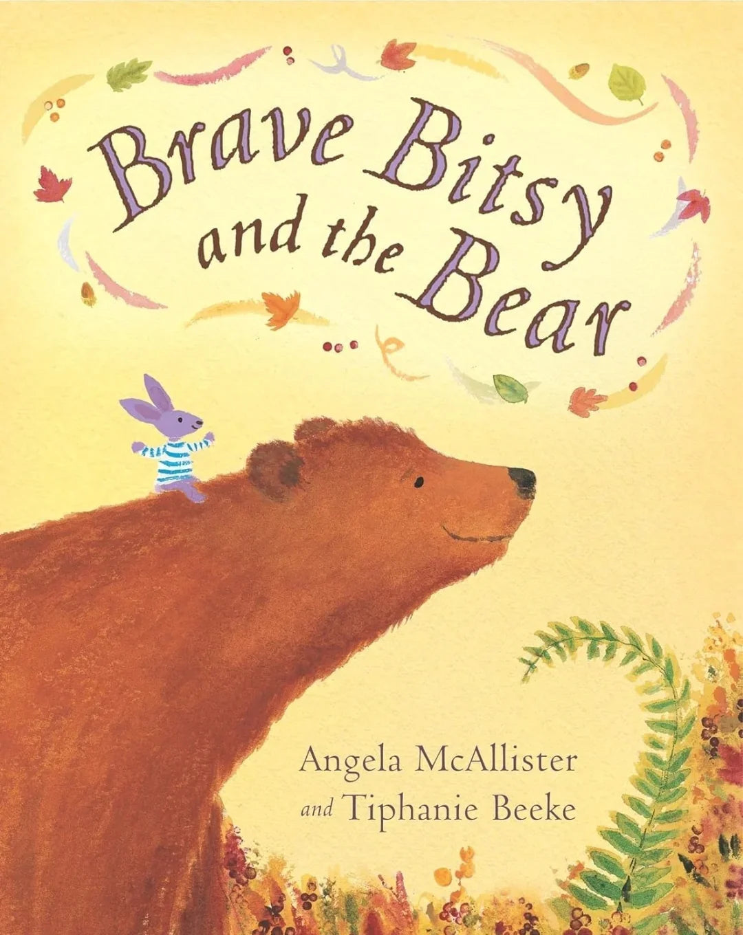 Brave Bitsy and the Bear by Angela McAllister - old paperback