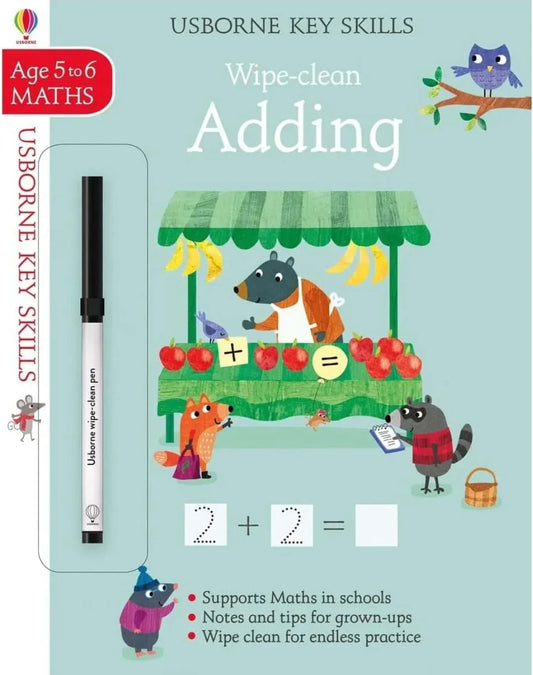 Wipe-Clean Adding 5-6 (Key Skills) - old paperback