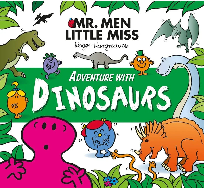 Mr. Men Little Miss Adventure with Dinosaurs - old paperback