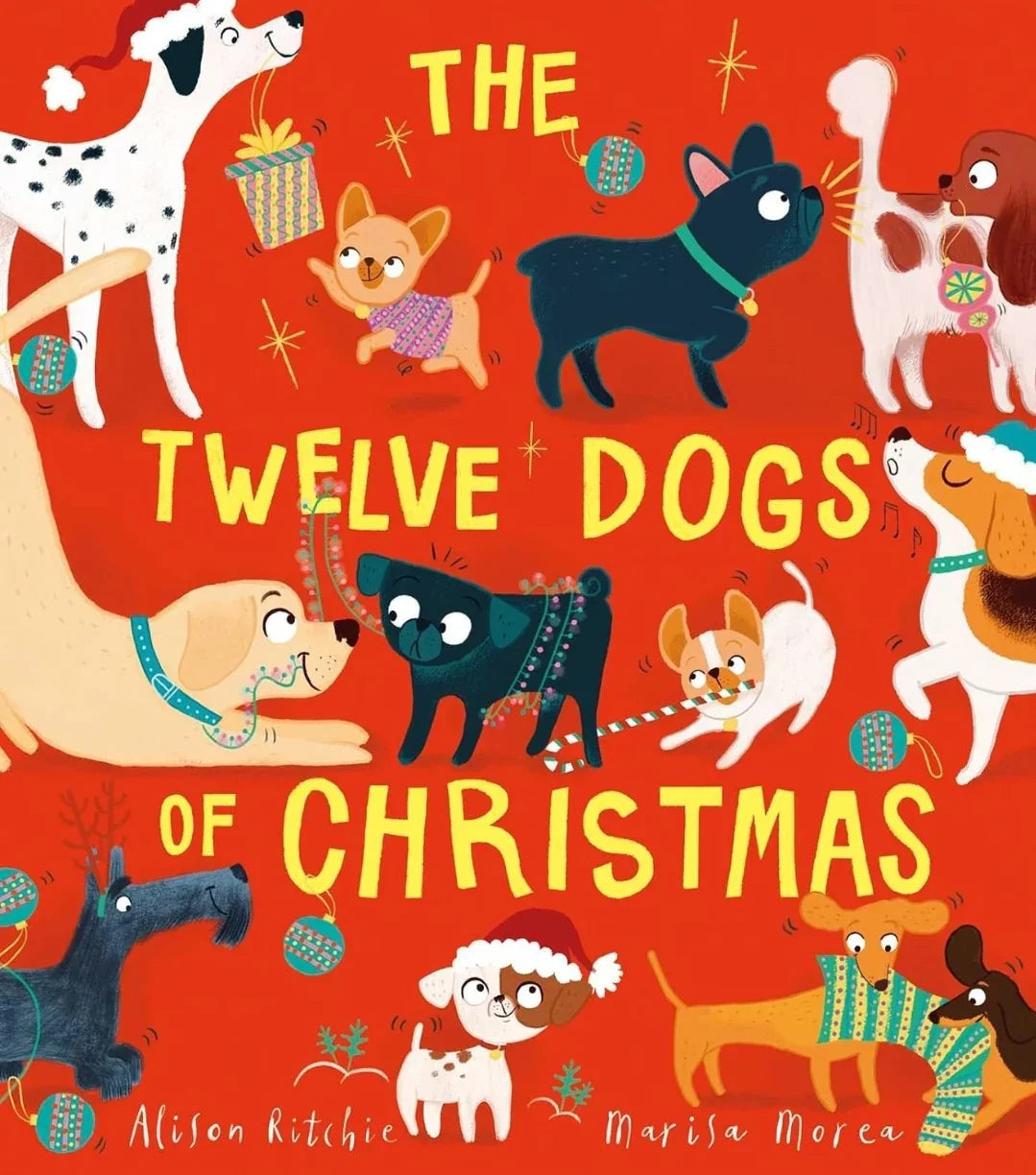 Twelve Dogs Of Christmas by Alison Ritchie - old paperback