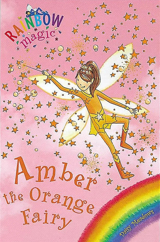 Amber the Orange Fairy by Rainbow Magic - old paperback