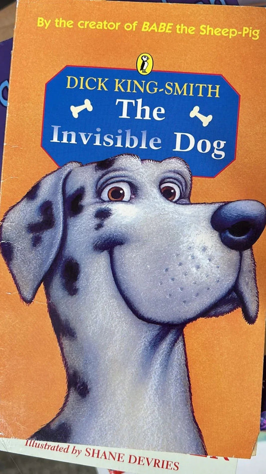 The Invisible Dog by Dick King Smith - old paperback