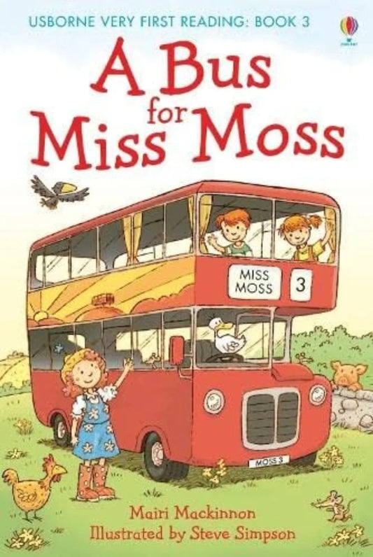 A Bus For Miss Moss by Mairi MacKinnon - old hardcover