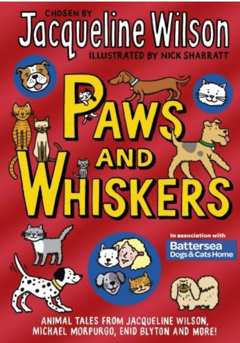 Paws and Whiskers by Jacqueline Wilson - old Hardcover