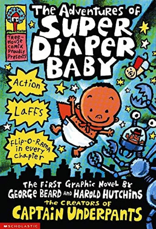 Adventures of super diaper babies - old paperback