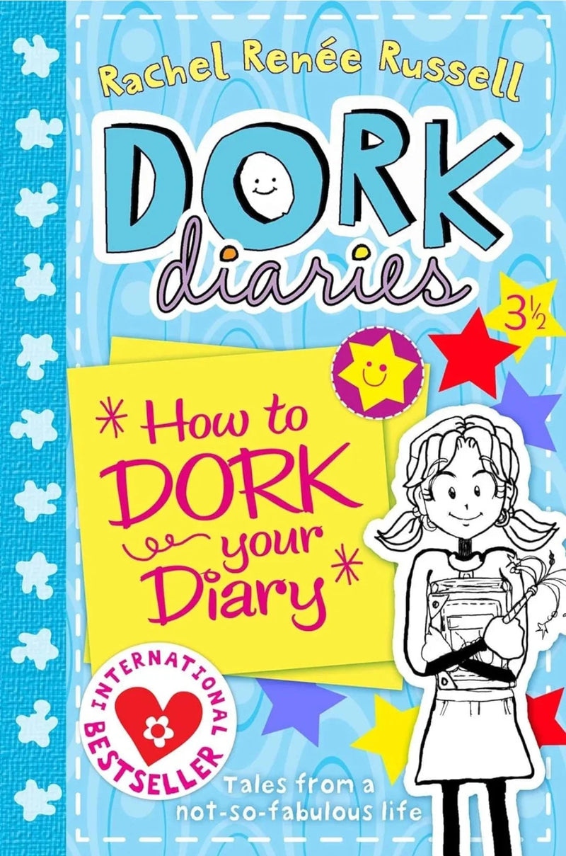 Dork Diaries 3 ½: How To Dork Your Diary -Rachel Renee Russell - old paperback