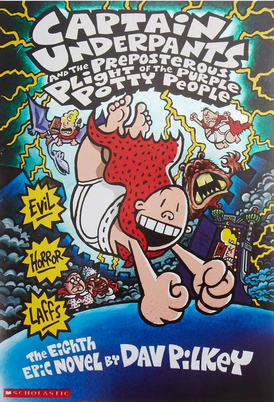 Captain uderoants and the preposterous plof the purple - old paperback ight