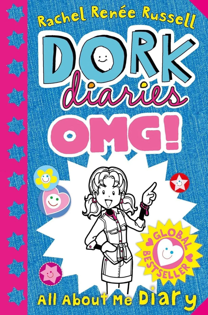 Dork Diaries OMG: All About Me Diary! By Rachel Renee Russell - old paperback