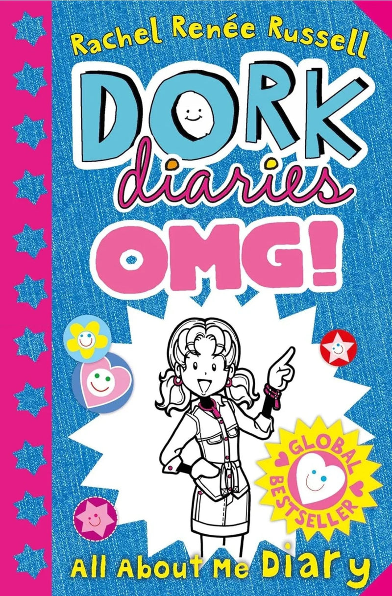 Dork Diaries OMG: All About Me Diary! By Rachel Renee Russell - old paperback