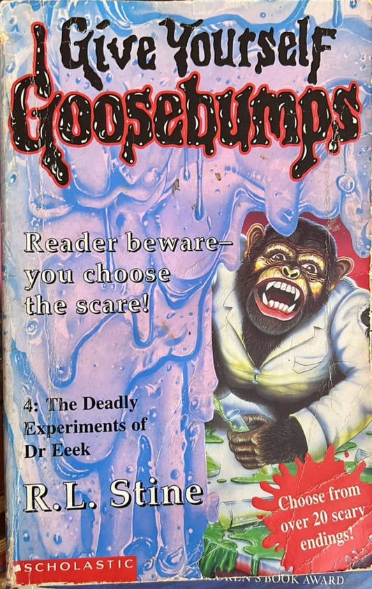 The deadly xperince of Dr.Eeek by RL Stine - old paperback