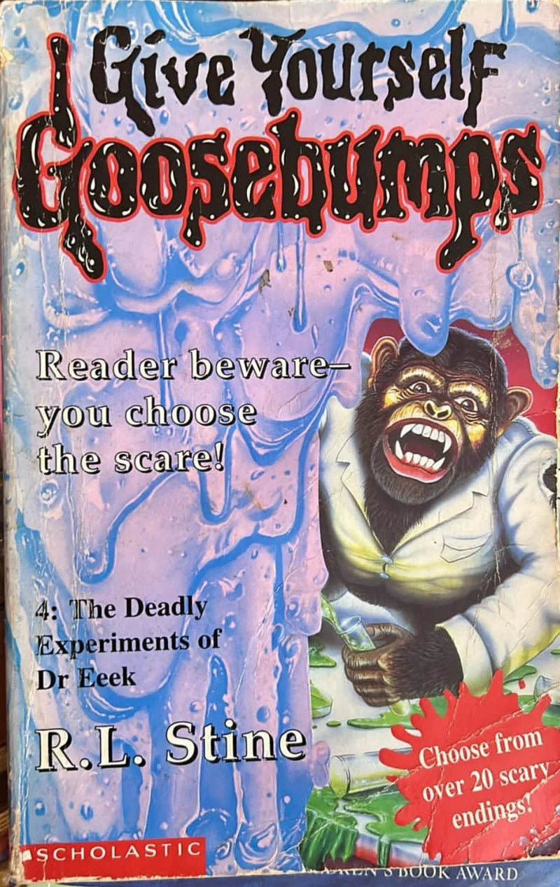 The deadly xperince of Dr.Eeek by RL Stine - old paperback