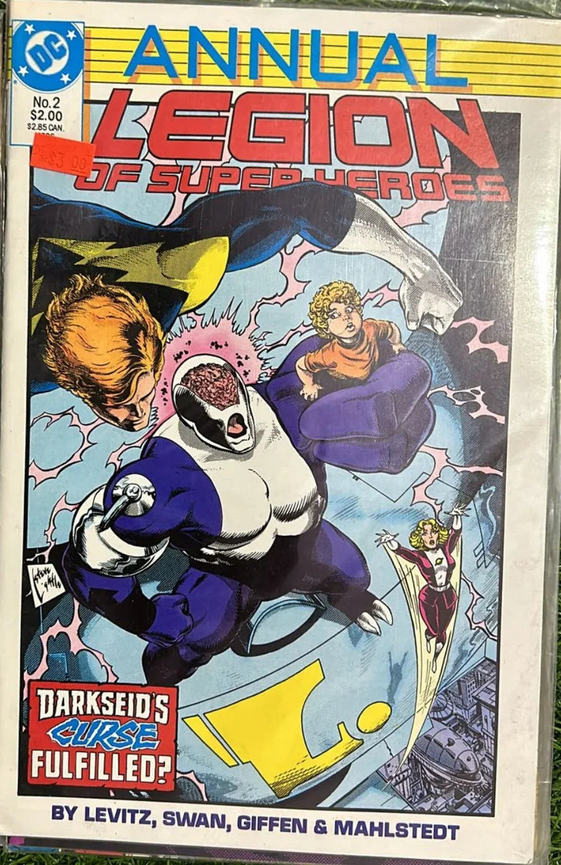 Legion of superheroes- Darkside's curse fullfiled - old paperback