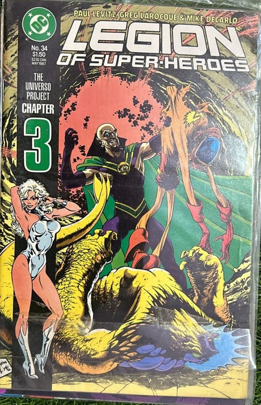 The Universo Project - Chapter 3 - Legion of superheroes - old paperback