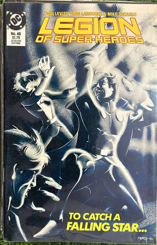 To catch the falling star - Legion of superheroes - old paperback