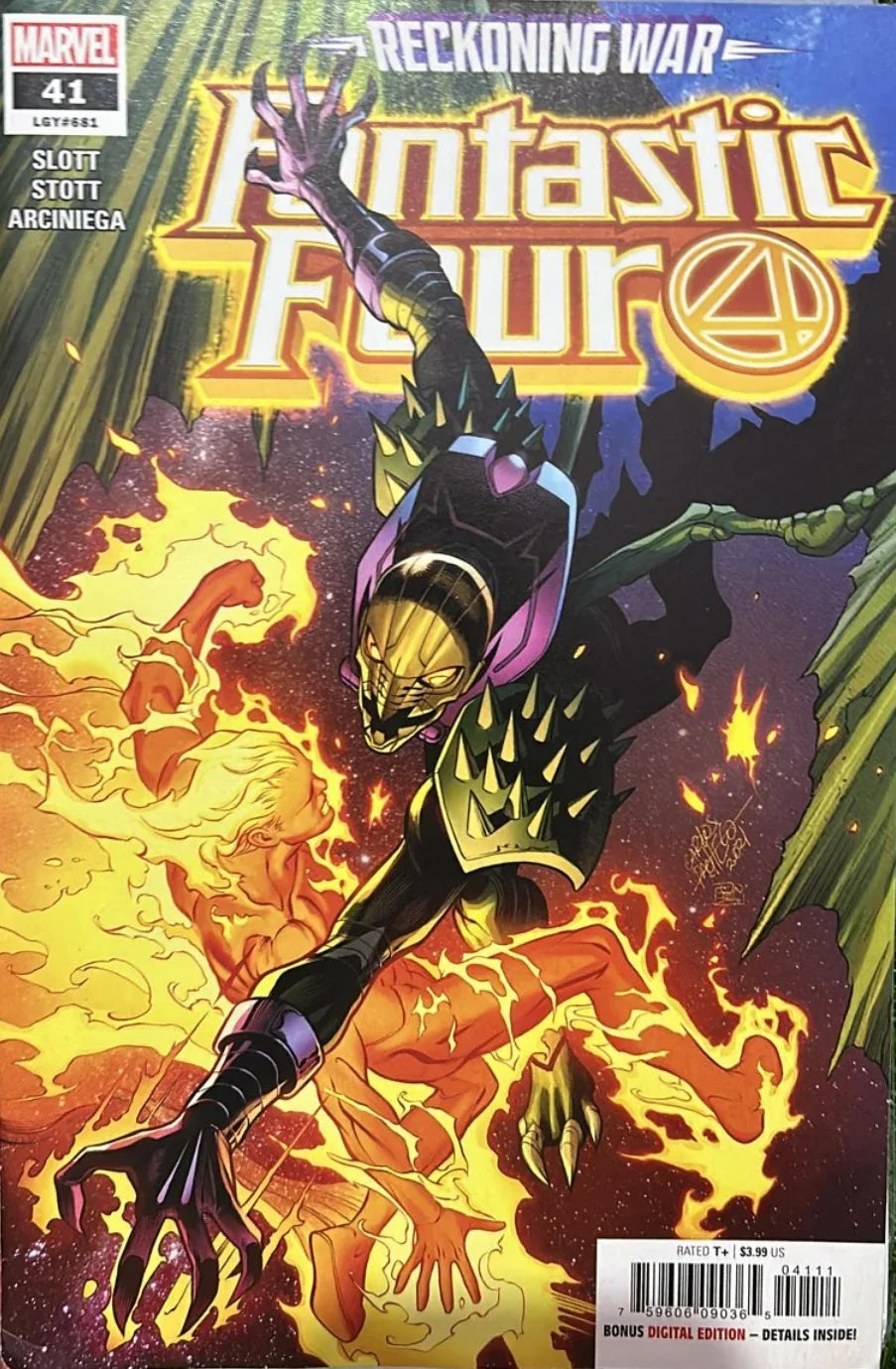 Reckoning War - Fantastic Four - Marvel Comic 41 - old paperback