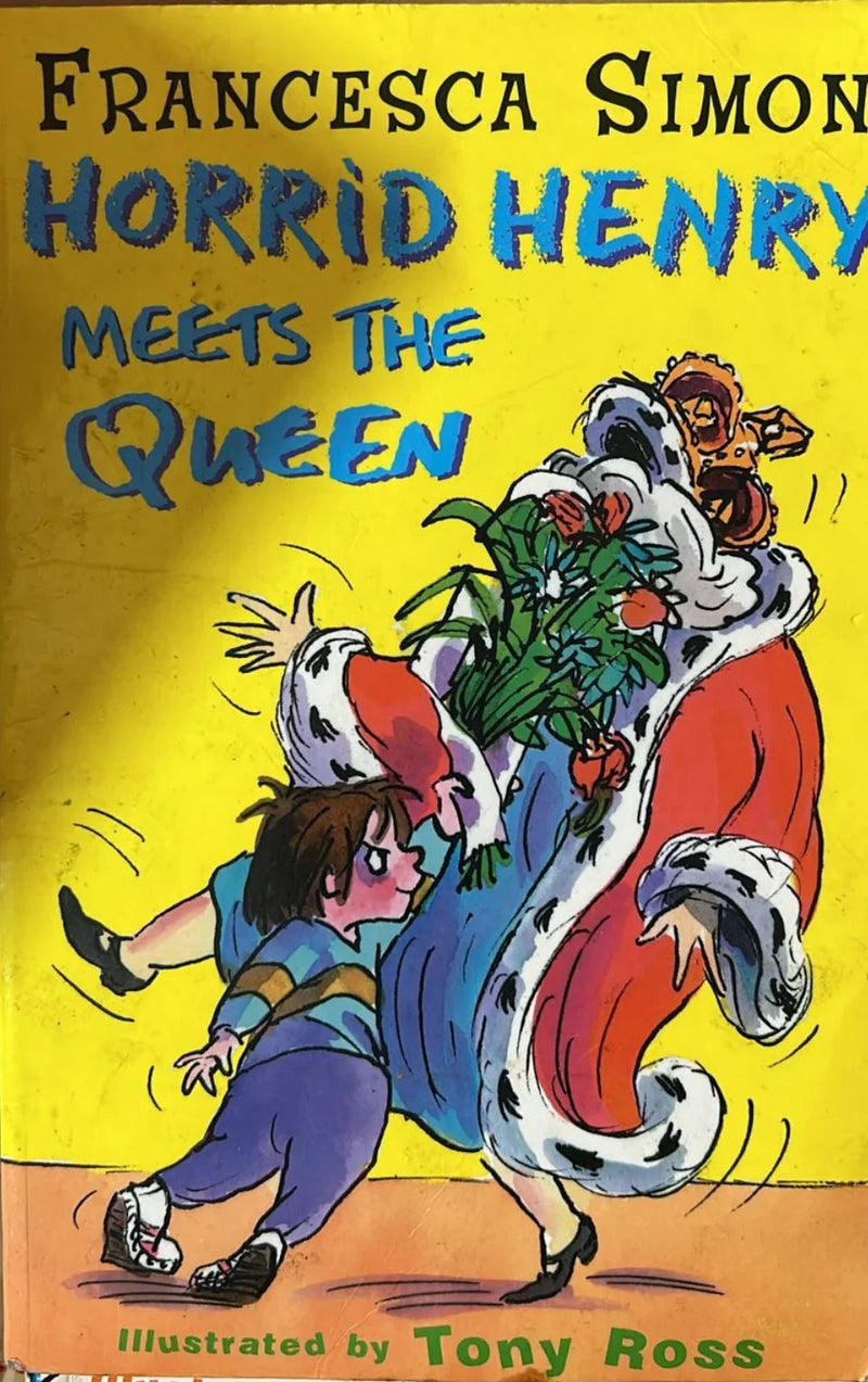 Horrid Henry Meets The Queen by Francesca Simon - old paperback