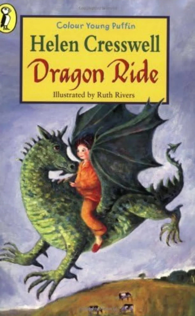 Colour Young Puffin Dragon Ride by Helen Cresswell - old paperback