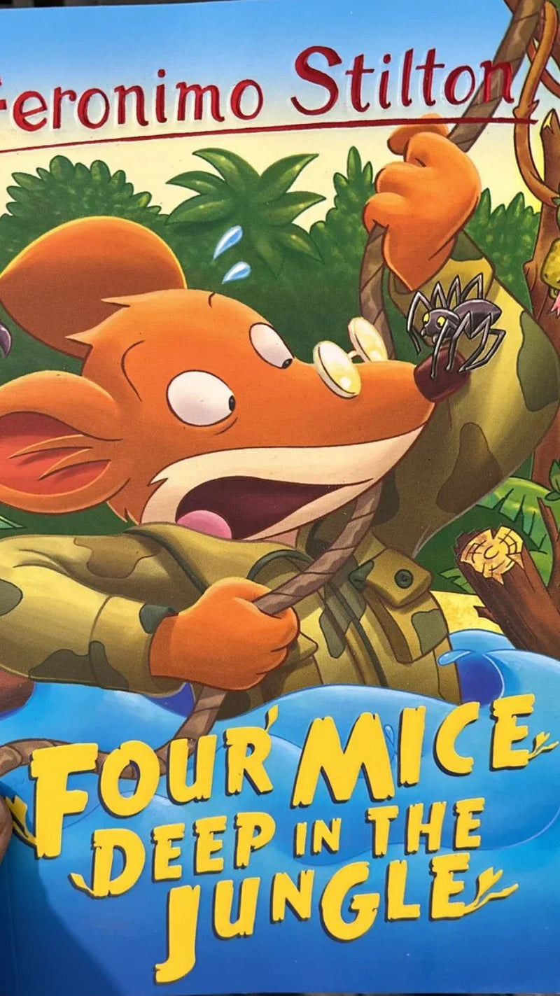 Four mice deep in jungle by Geronimo Stilton