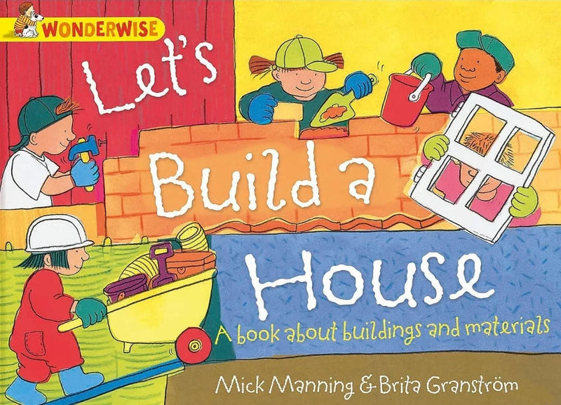Let's build a house - kids book old paperback