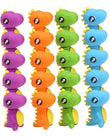 18pcs Dinosaur Eraser Gifts Bulk Kindergarten Erasers Fun for Bulk Erasers for Small Eraser Multipurpose Pupils Mini Erasers