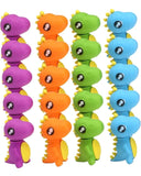 18pcs Dinosaur Eraser Gifts Bulk Kindergarten Erasers Fun for Bulk Erasers for Small Eraser Multipurpose Pupils Mini Erasers