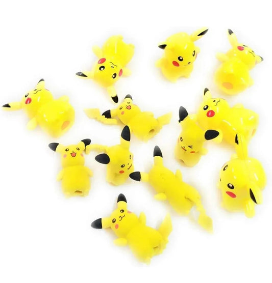 Yellow Pikachu Erasers for Kids 18 pieces | Baby Kids | Gifted Stationery 3D Eraser School | Staionery Set Return Option for Birthday Parties