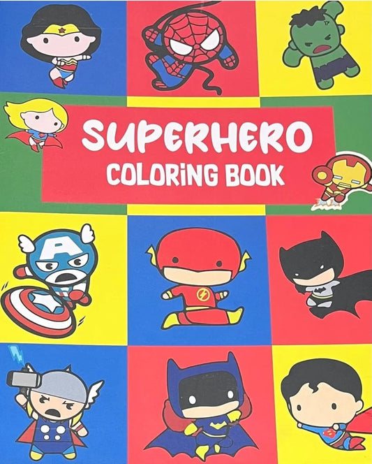 SuperHero Coloring Book