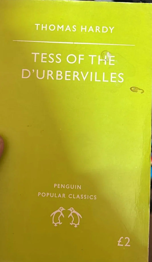 Tess of the D'Urbervilles by Thomas Hardy - old paperback