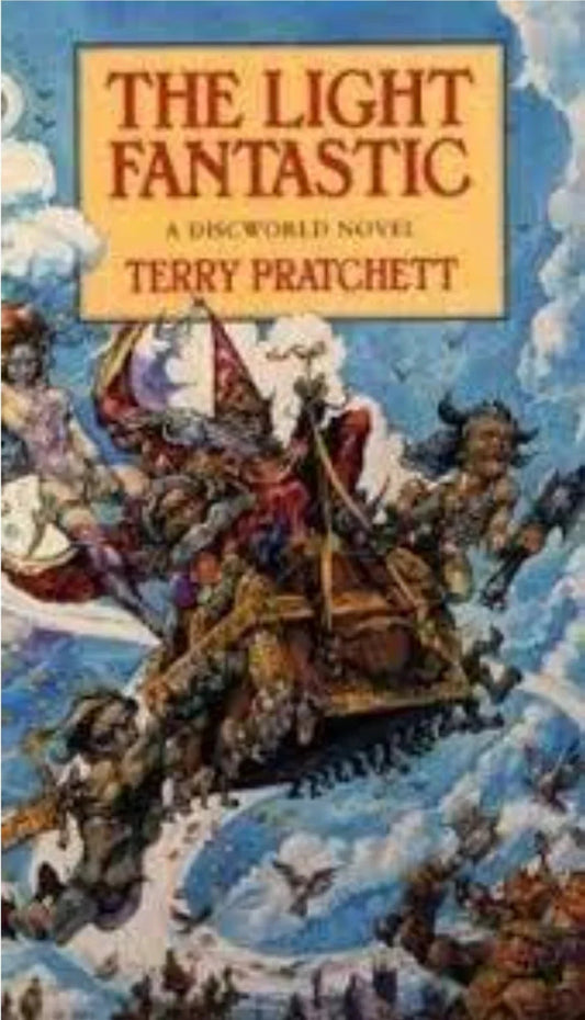 The Light Fantastic: (Discworld Novel 2) by Terry Pratchett - old paperback
