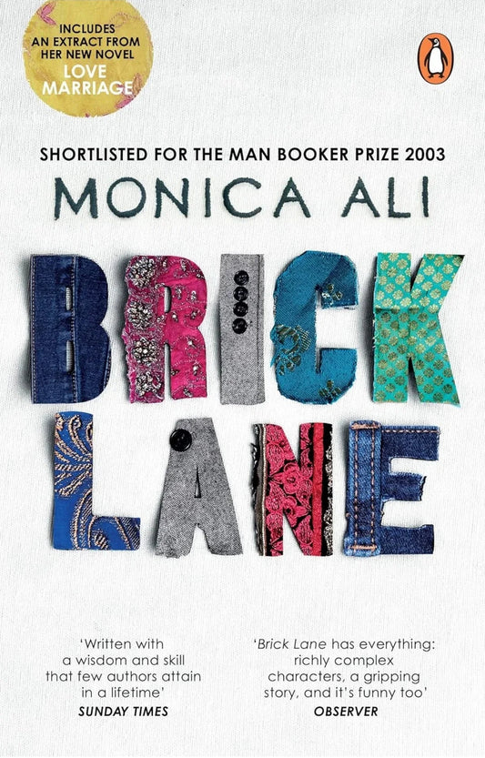 Brick Lane by Monica Ali - old paperback